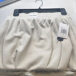 Nude color Bubble skirt from Goldhinge